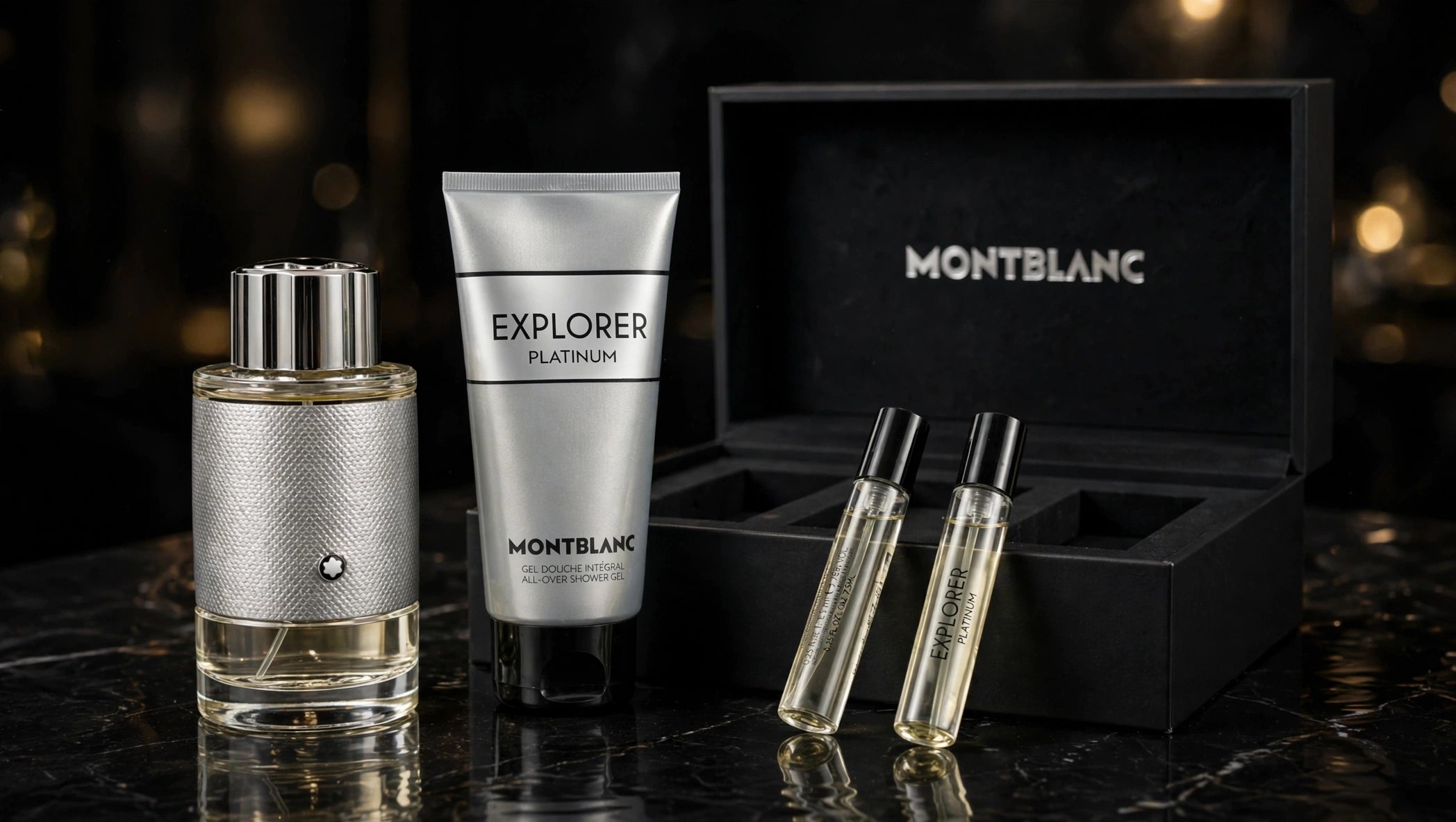 SET MONTBLANC EXPLORER PLATINUM DE REGALO