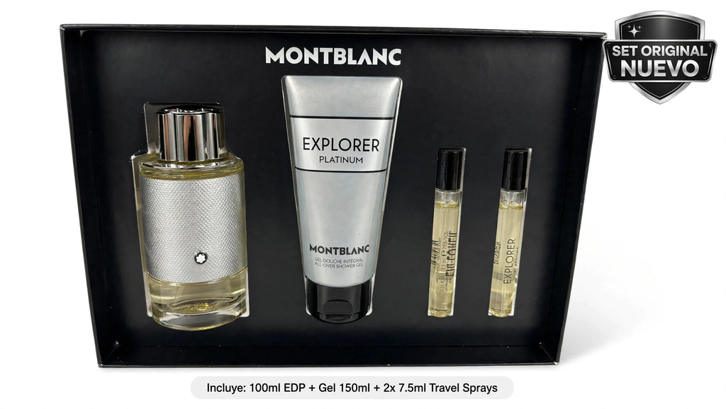 SET MONTBLANC EXPLORER PLATINUM DE REGALO
