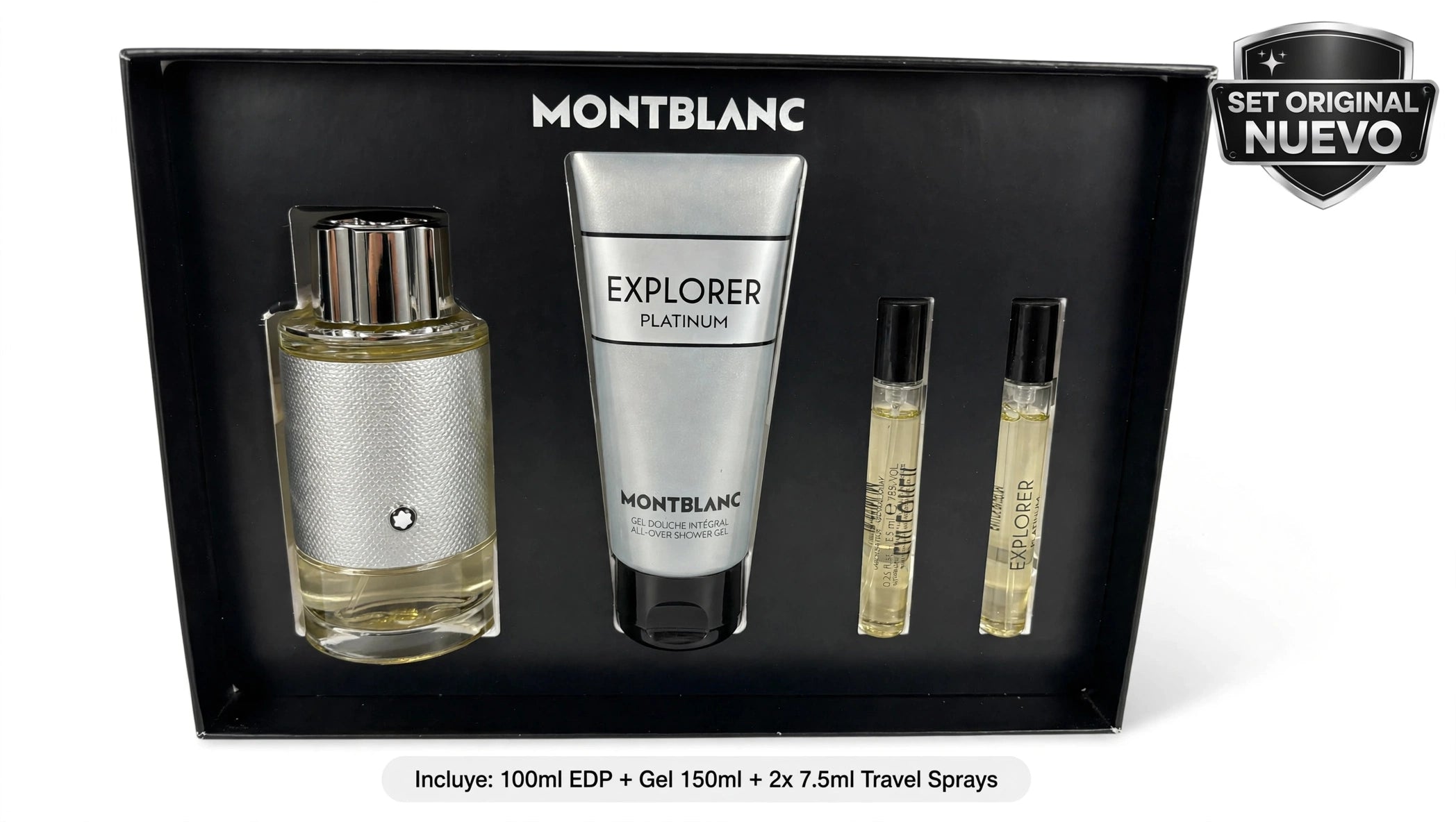 SET MONTBLANC EXPLORER PLATINUM DE REGALO