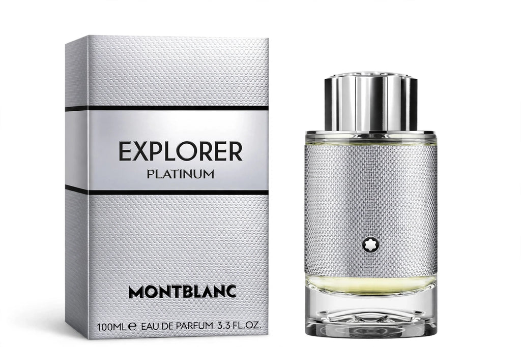 MONTBLANC Explorer Platinum EDP 100ML - Perfume Amaderado Fresco y Lujoso para Hombre