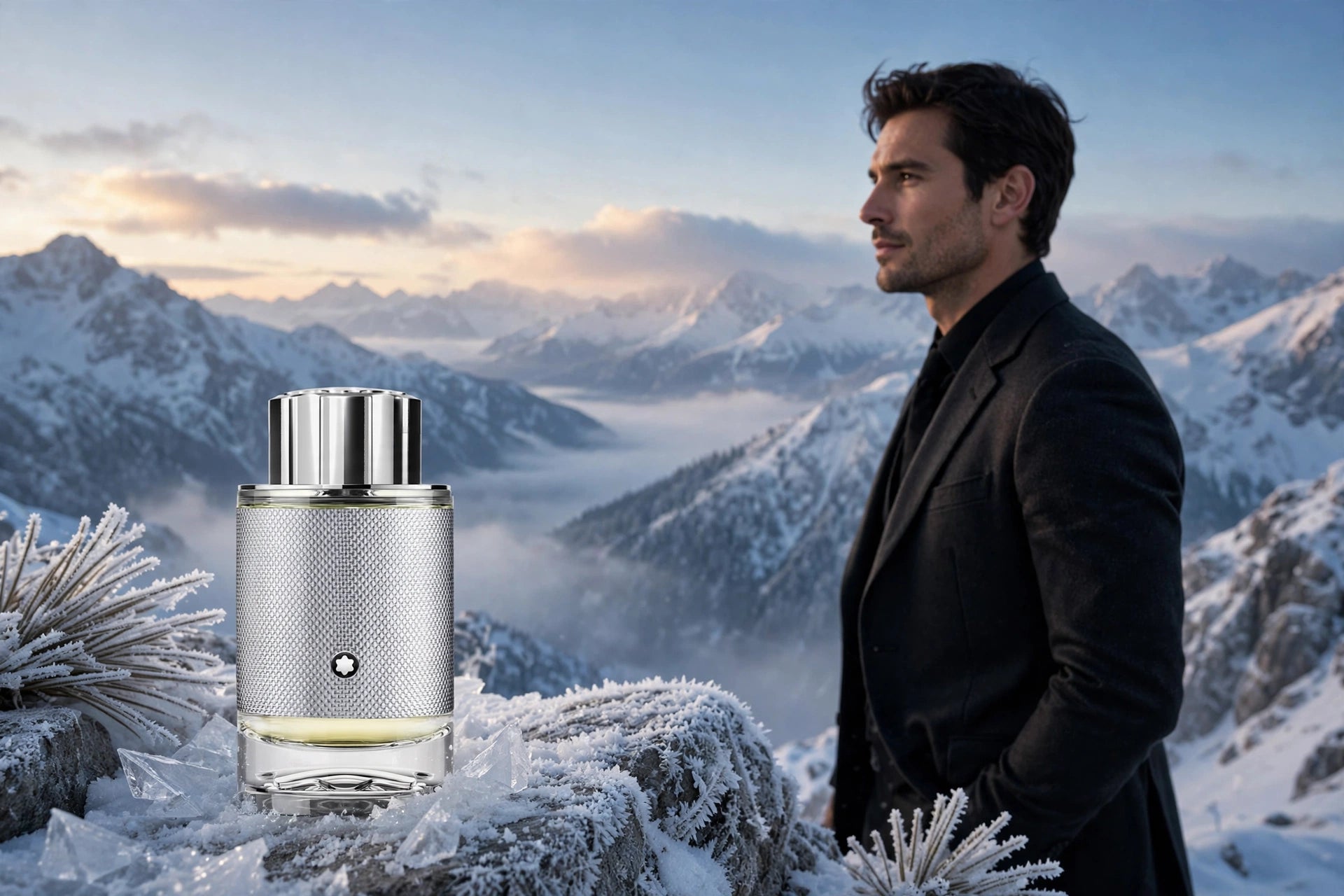 MONTBLANC Explorer Platinum EDP 100ML - Perfume Amaderado Fresco y Lujoso para Hombre